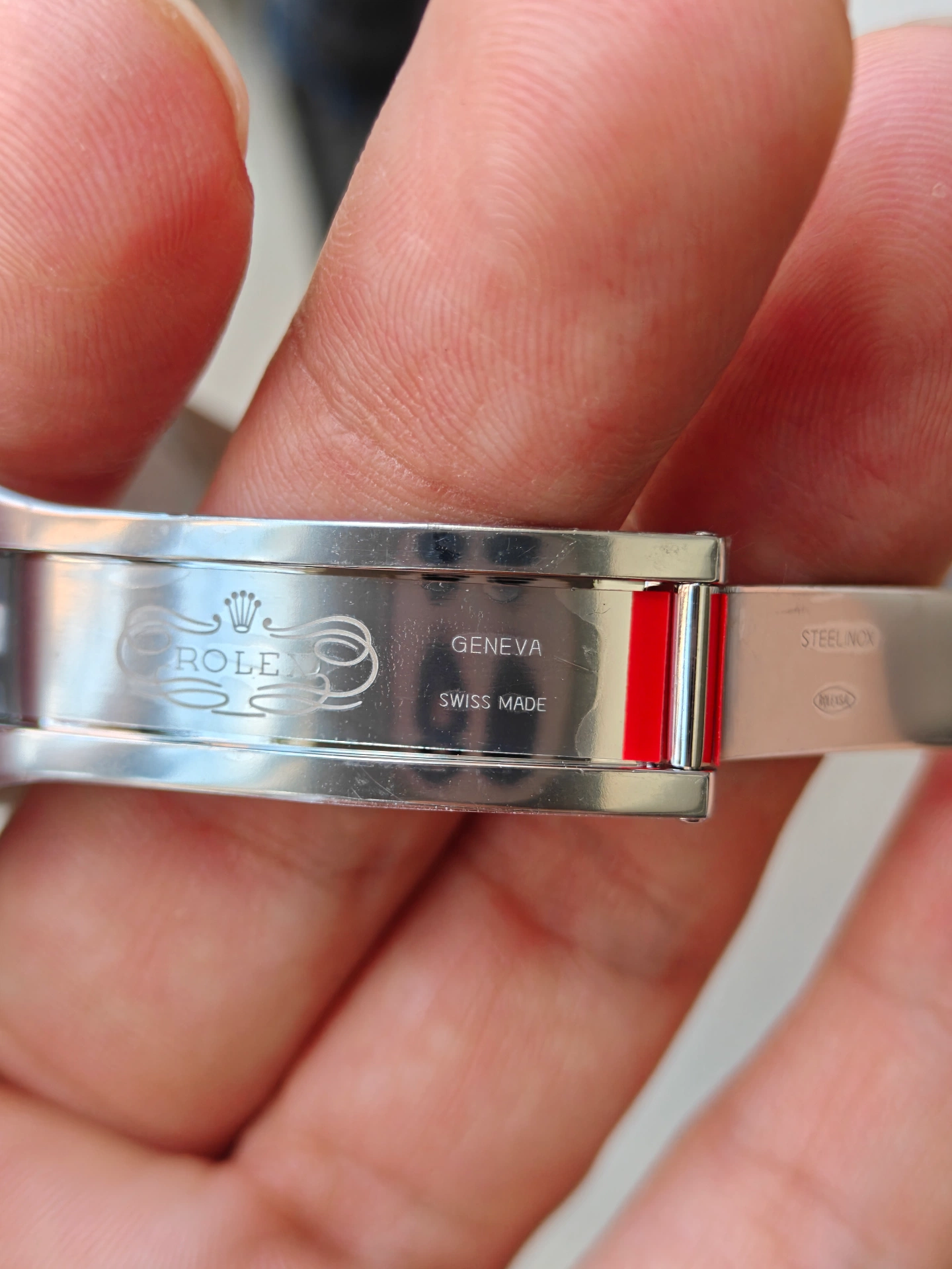VSF Panda Daytona gravure du fermoir STEELINOX