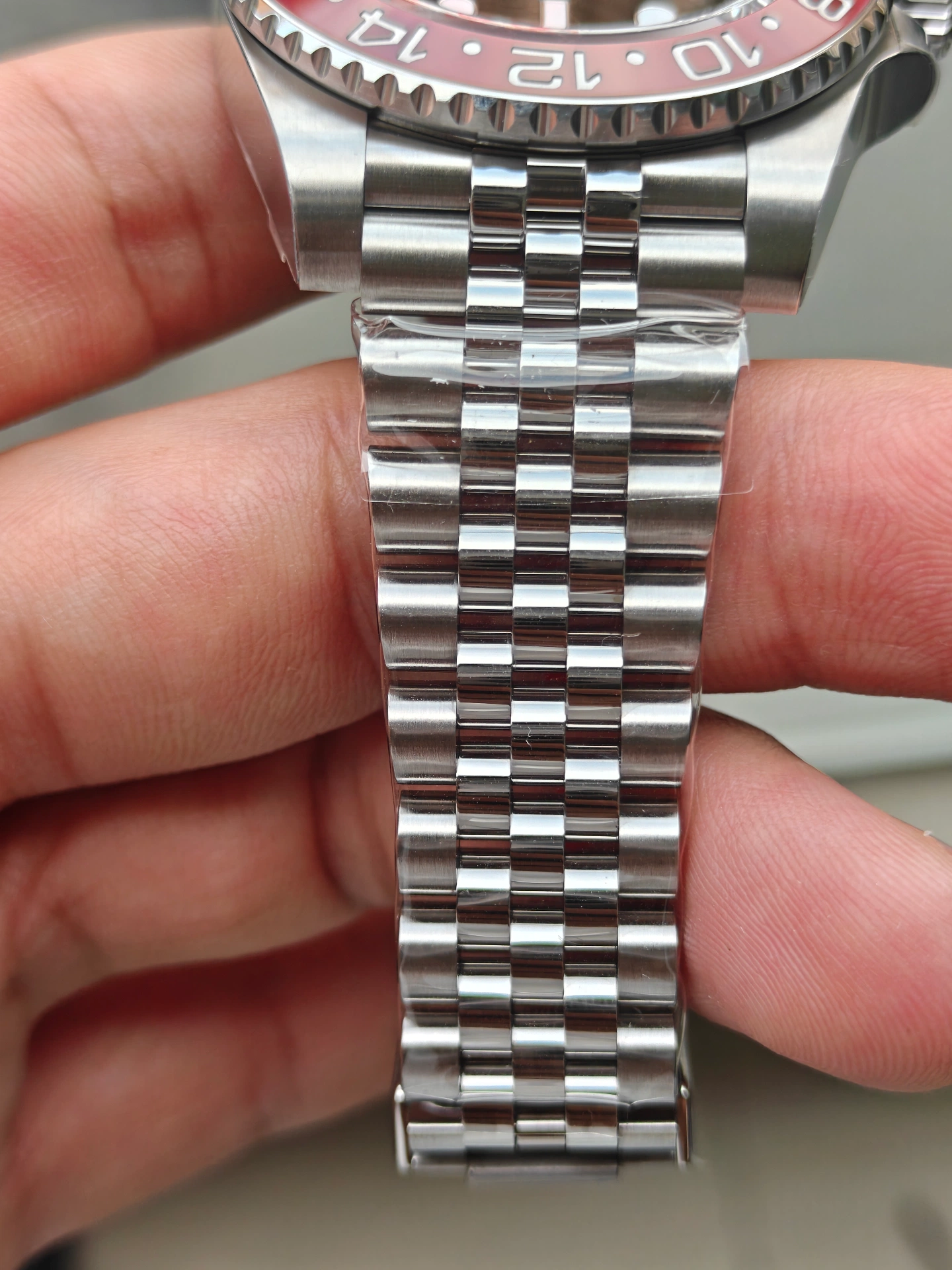 VSF Pepsi GMT-Master II five-link Jubilee bracelet front view