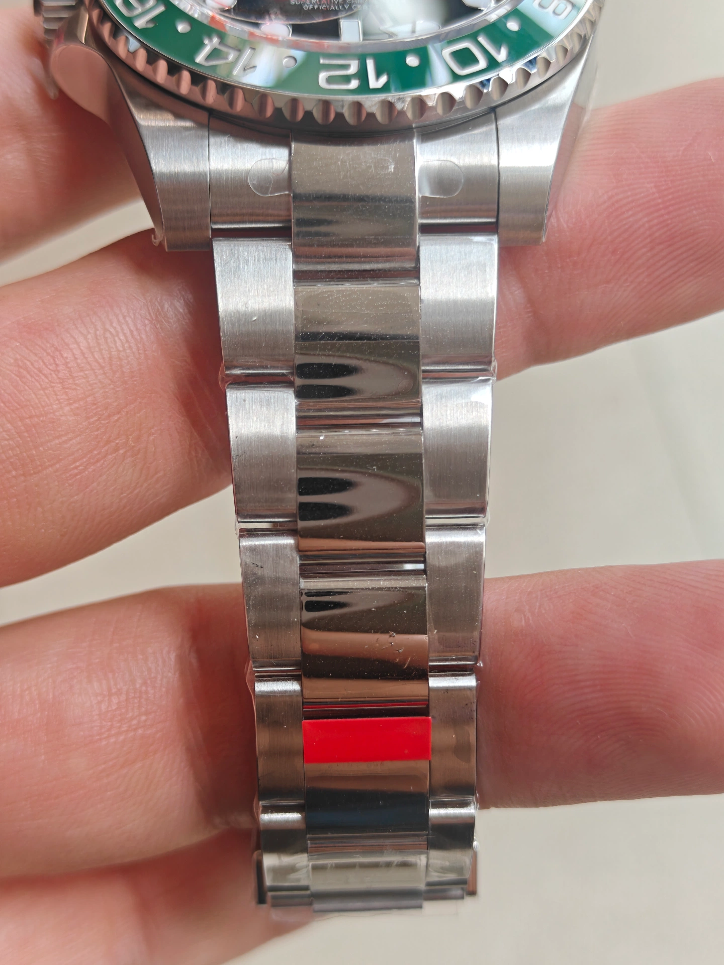 VSF Sprite bracelet Oyster maillons brossés et polis, jonction boîtier-lunette