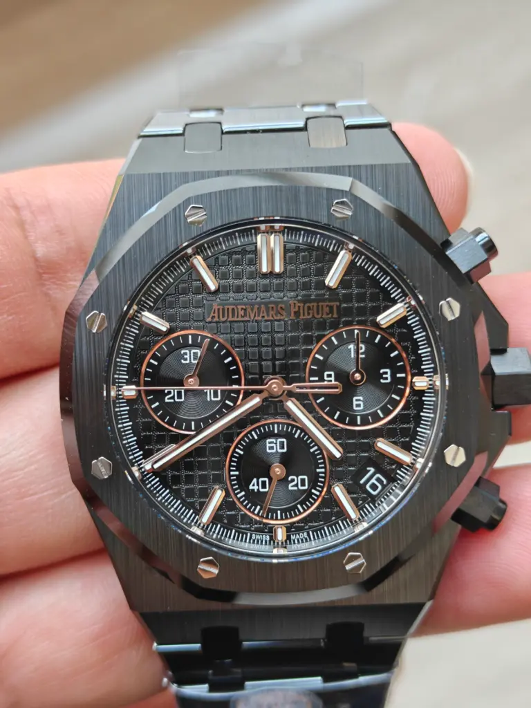 DDF Black Ceramic AP 26240 Front Dial Overview