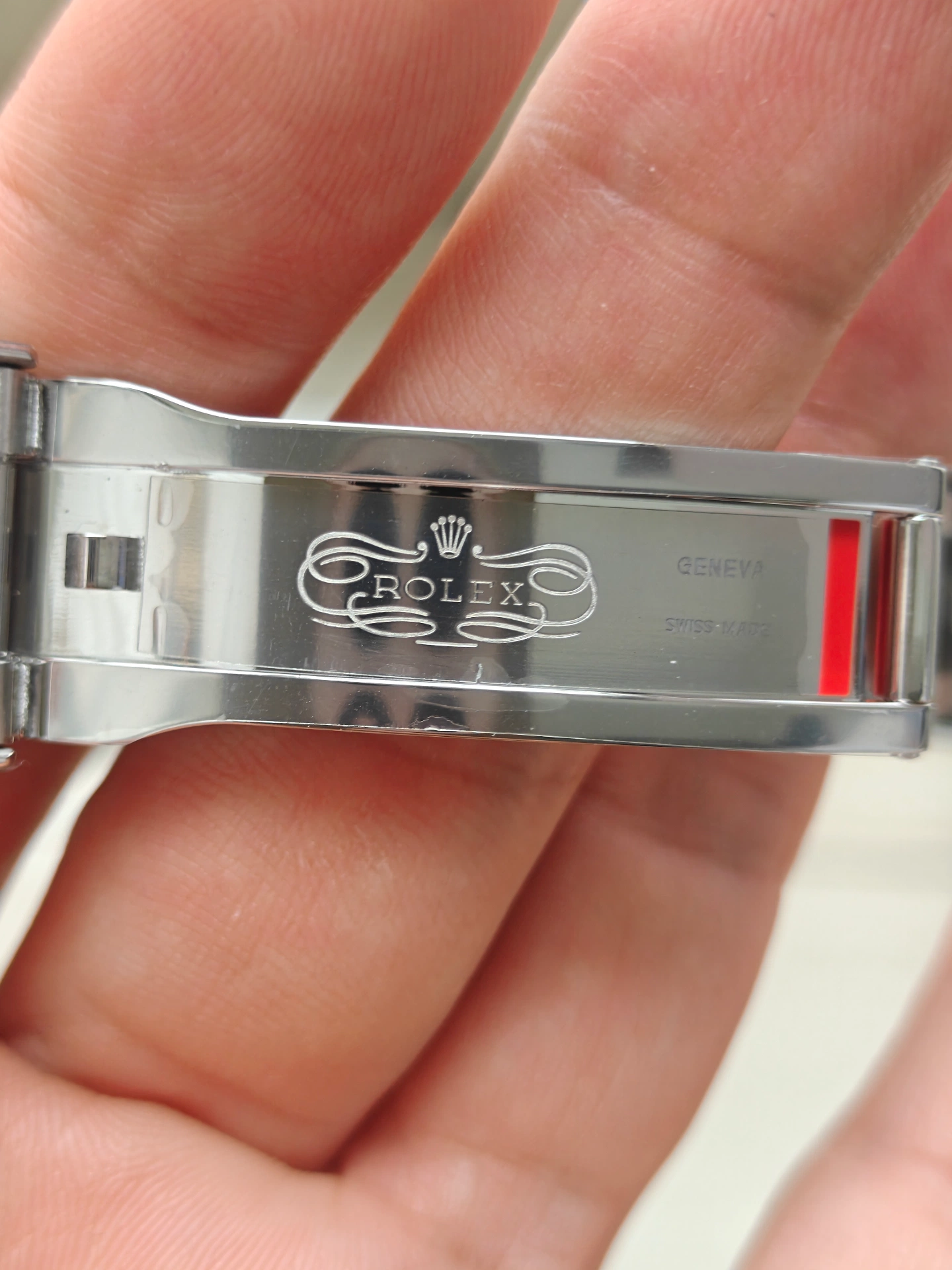 VSF V3 Submariner Date Faltschließe Genf Gravur